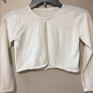 Off white size M girls cardigan